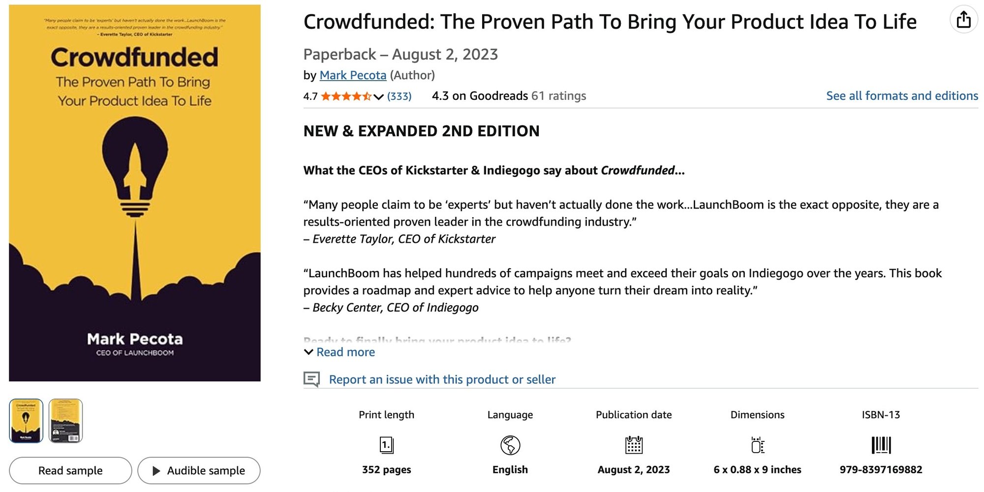Status_and_Amazon_com__Crowdfunded__The_Proven_Path_To_Bring_Your_Product_Idea_To_Life__9798397169882__Pecota__Mark__Books-3